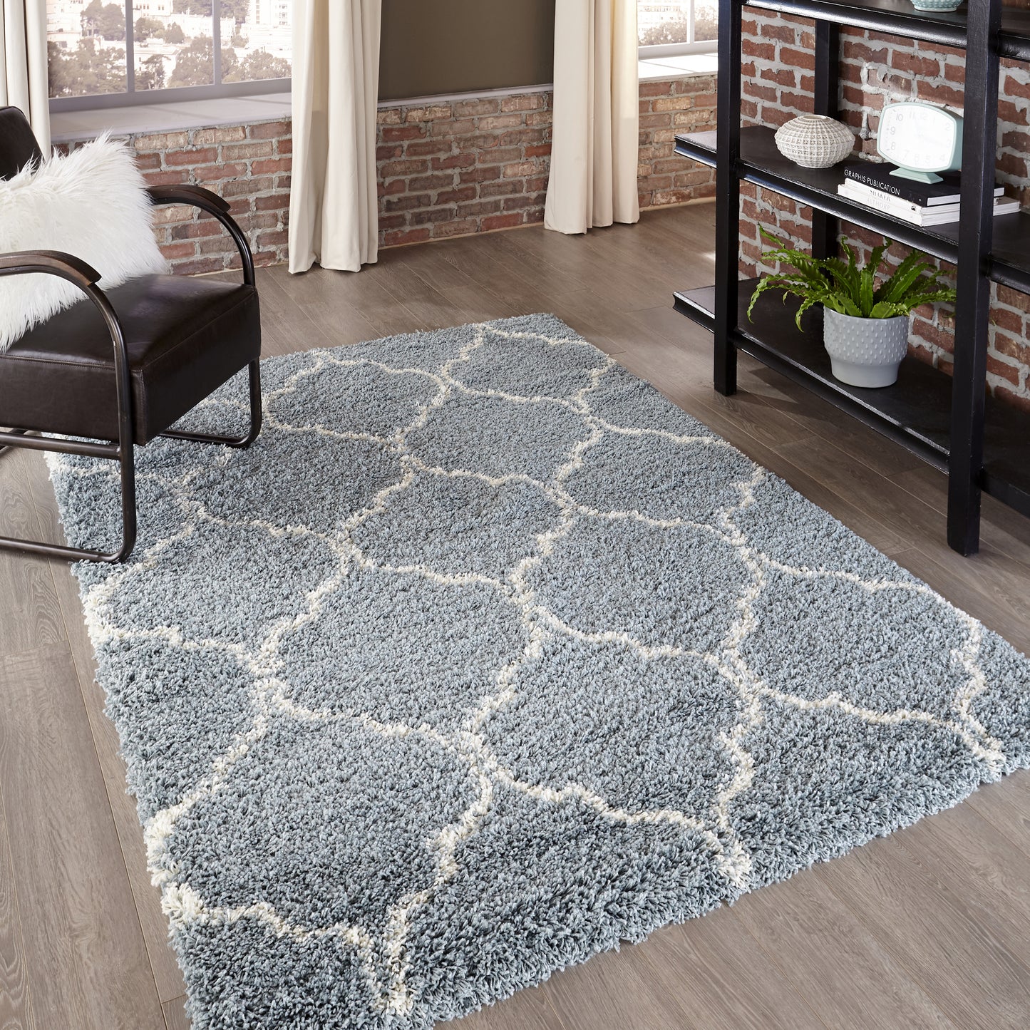Momeni Maya Blue Contemporary