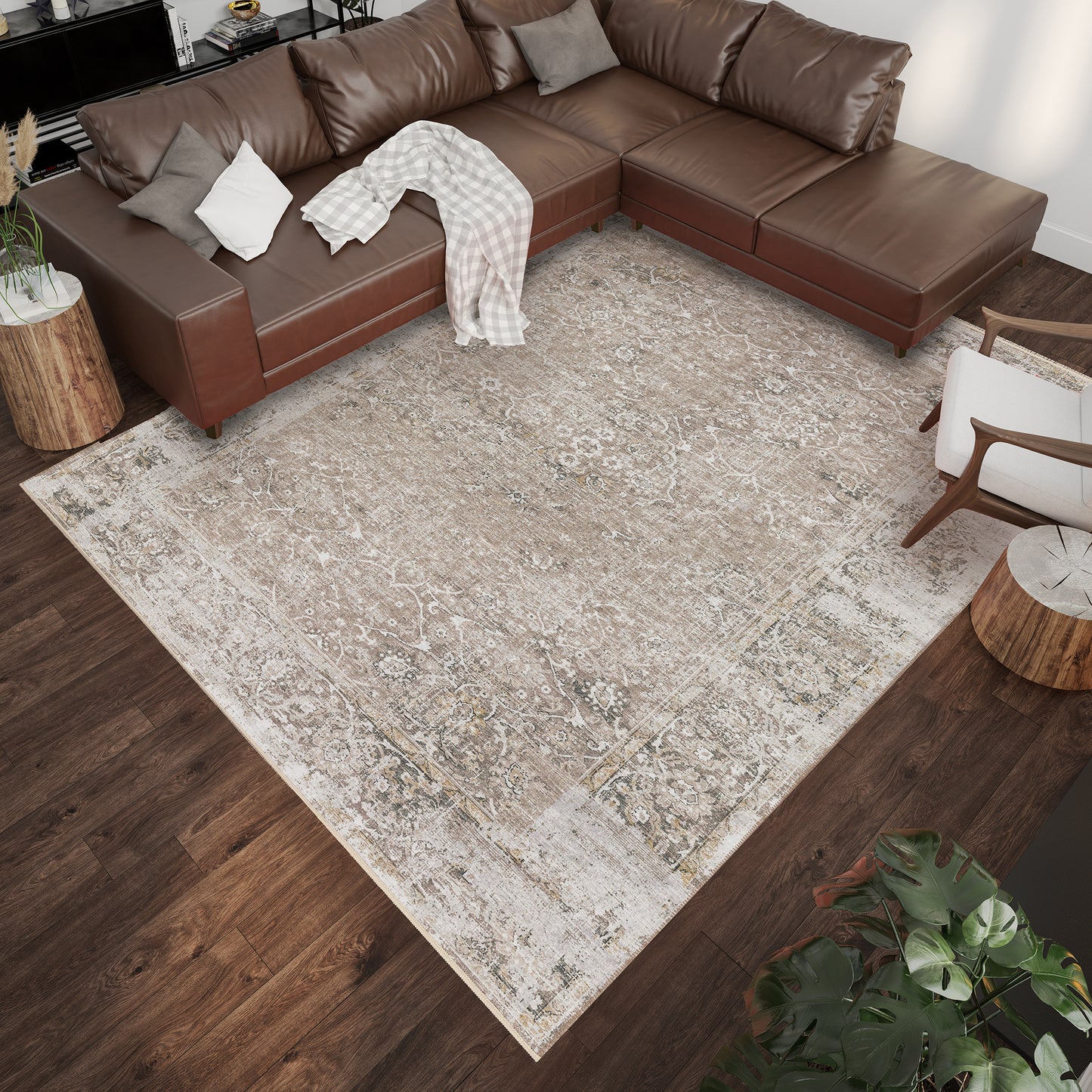 Dalyn Rugs Marbella Taupe Traditional