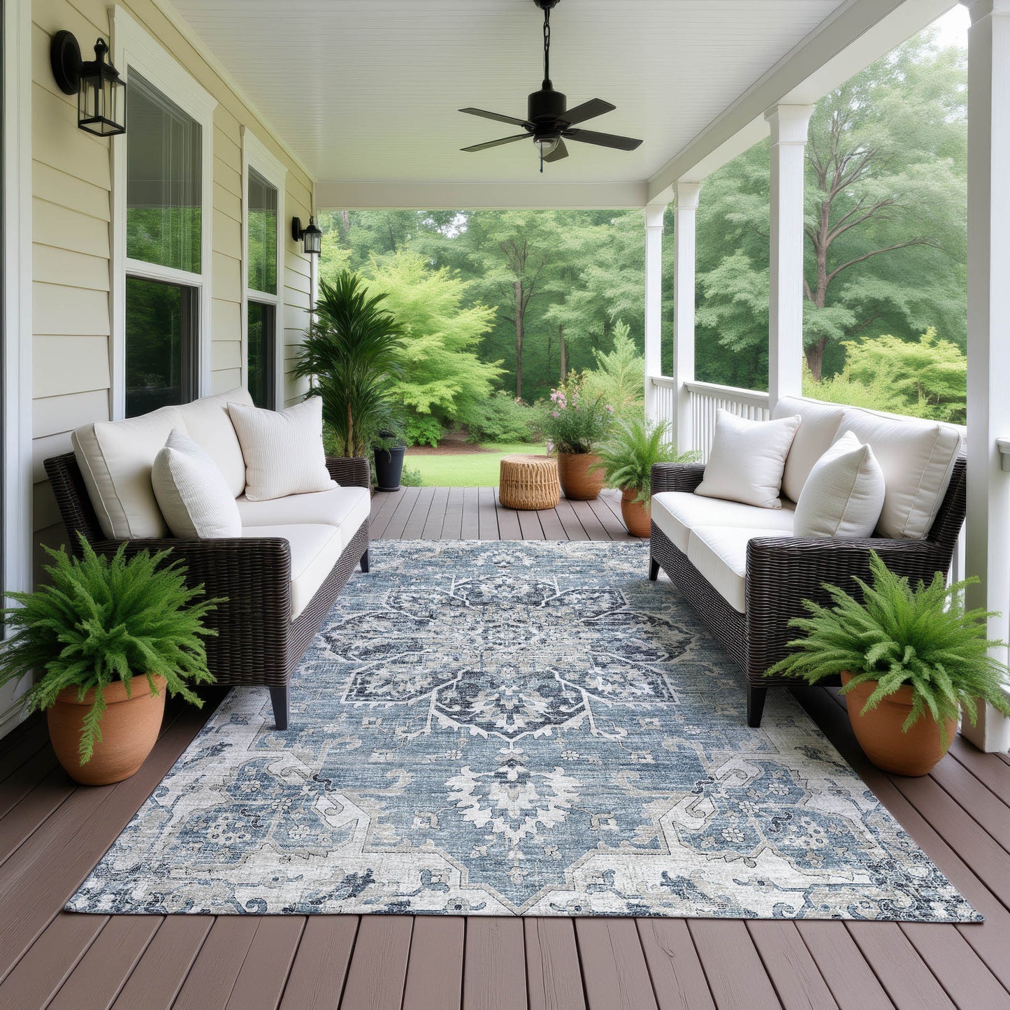 Dalyn Rugs Marbella Denim Traditional
