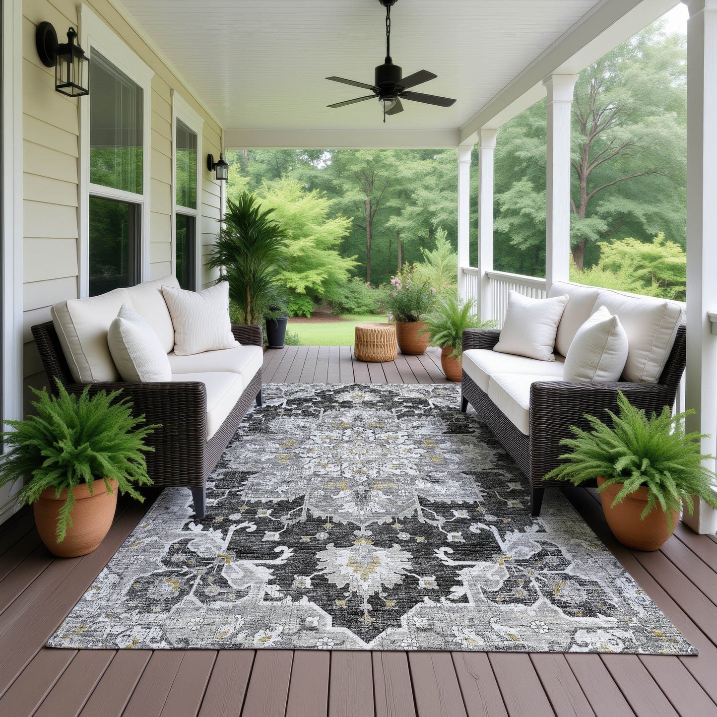 Dalyn Rugs Marbella Midnight Traditional