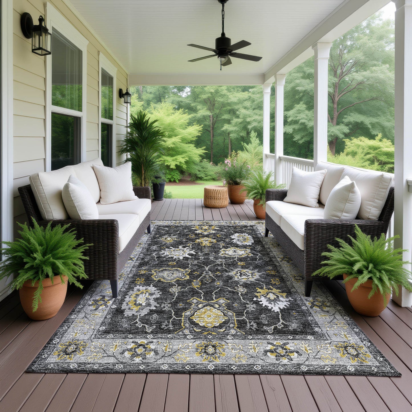 Dalyn Rugs Marbella Midnight Traditional