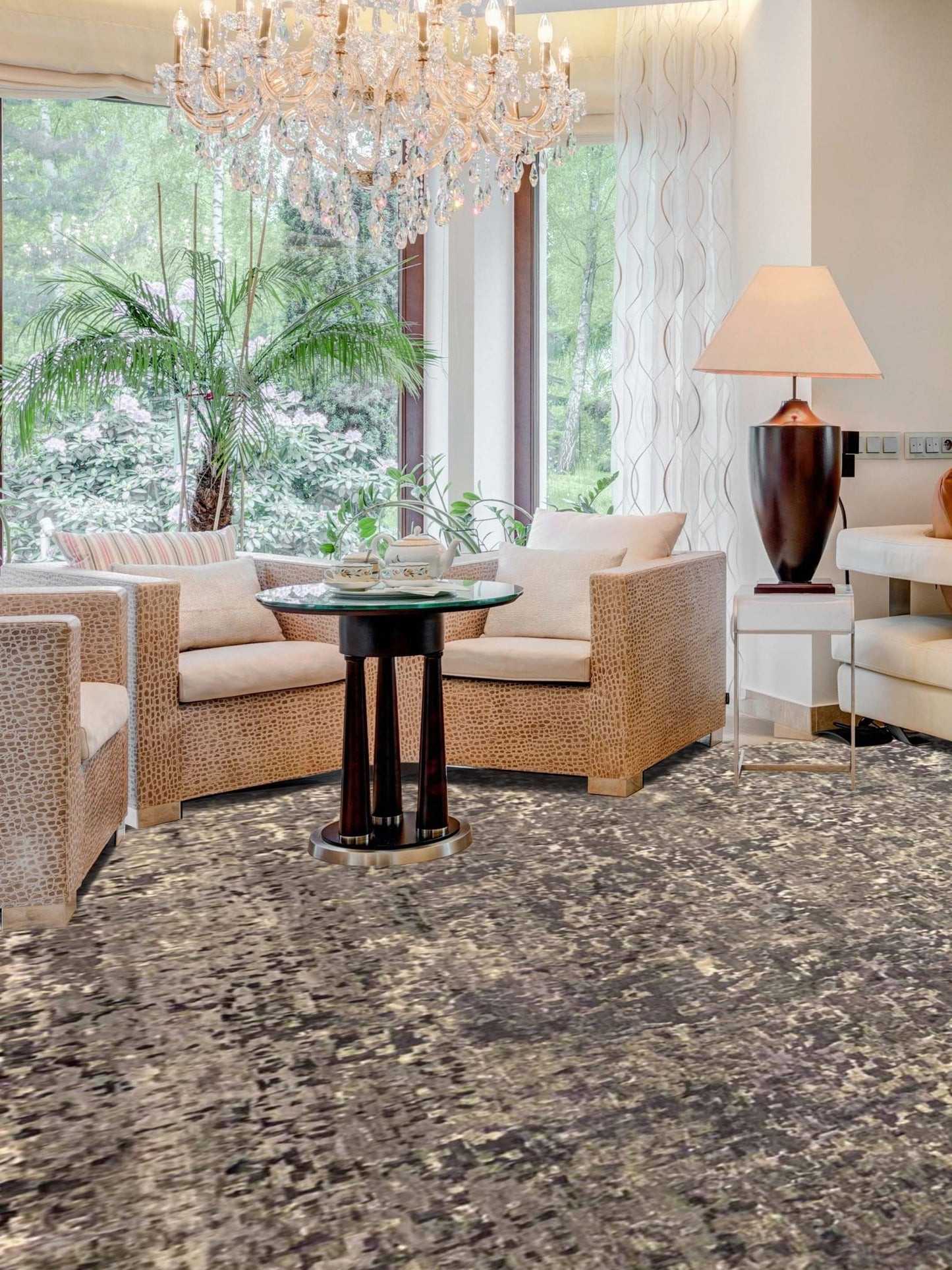 Artisan Toni Charcoal Transitional Knotted Rug - Rugs - Artisan - Atlanta Designer Rugs