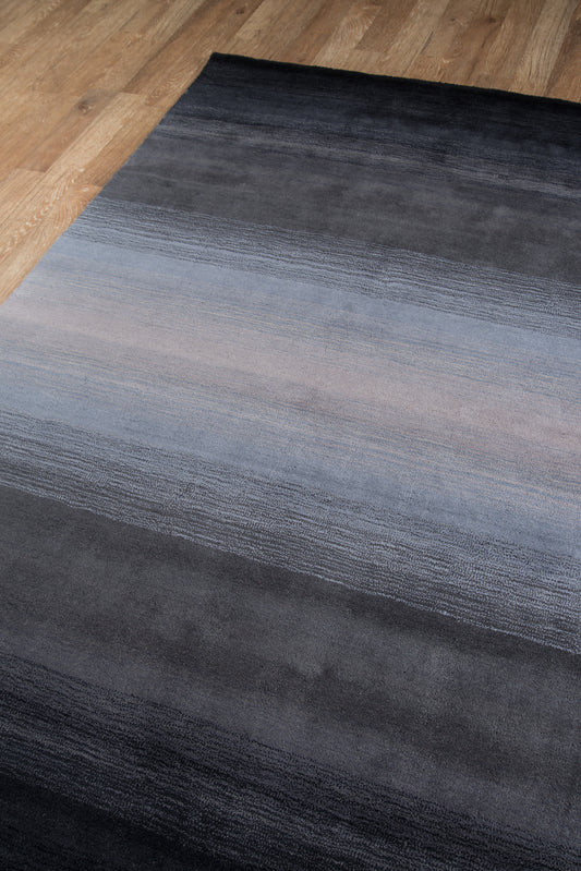 Momeni Metro Midnight Black Contemporary