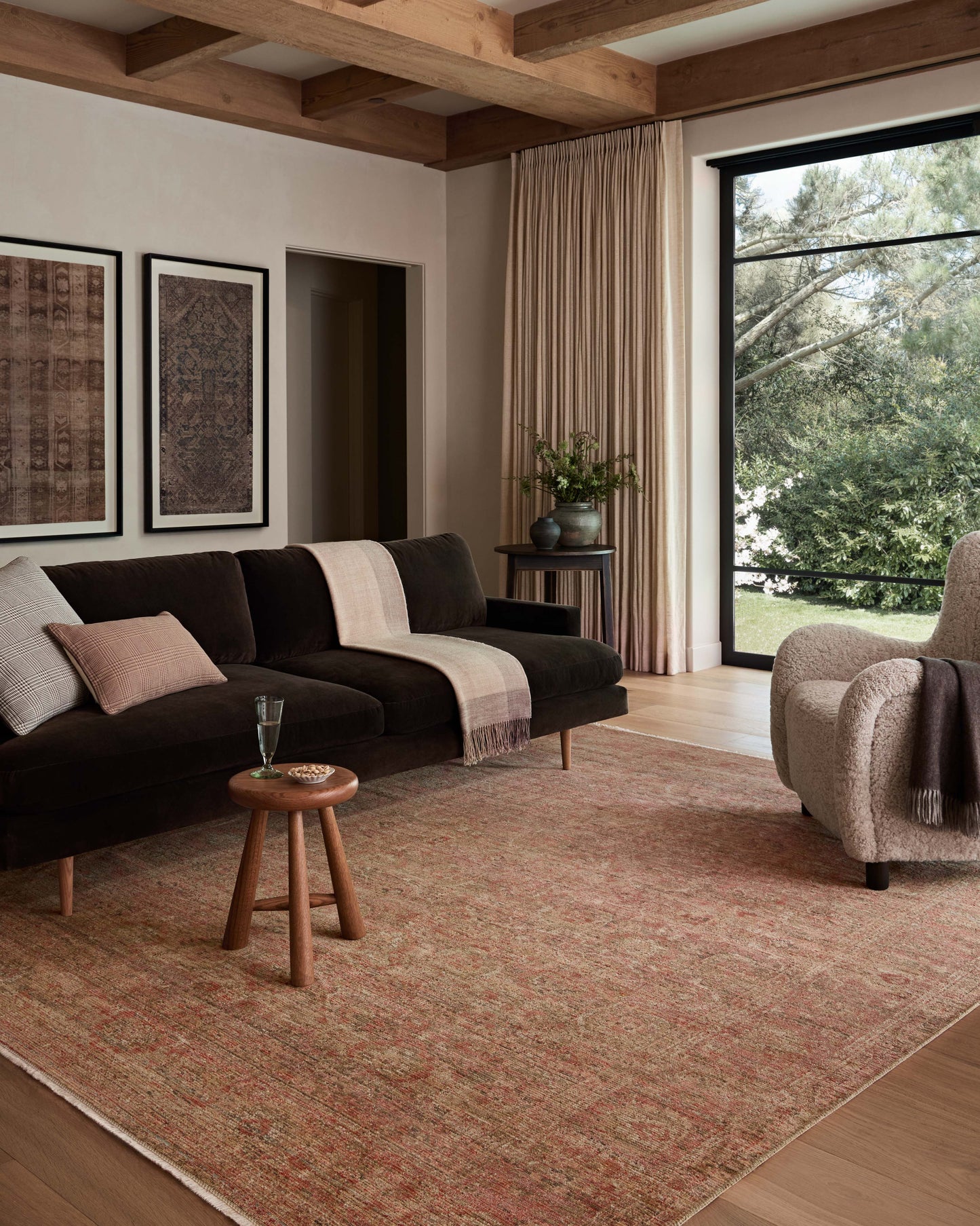 Amber Lewis x Loloi Molly Brick Bark Traditional