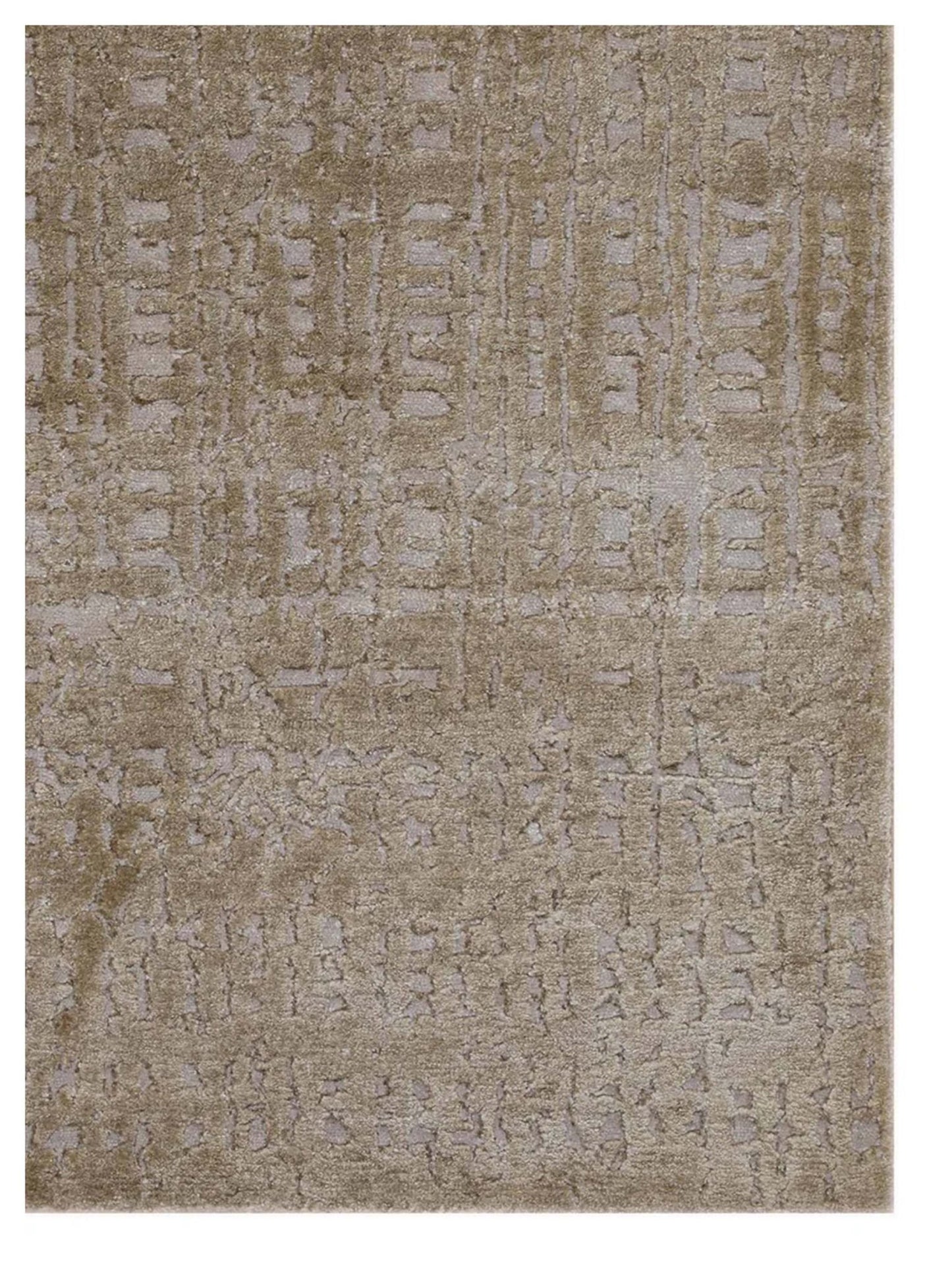 Artisan Mary Beige Camel Contemporary Knotted Rug - Rugs - Artisan - Atlanta Designer Rugs