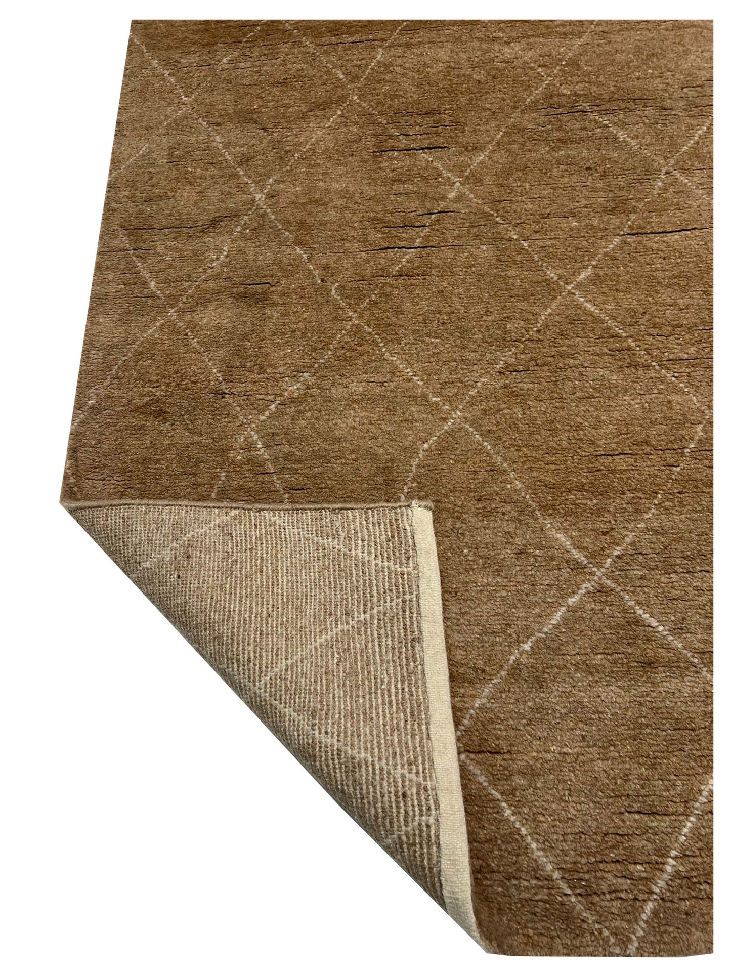 Artisan Marion Brown Contemporary Knotted Rug