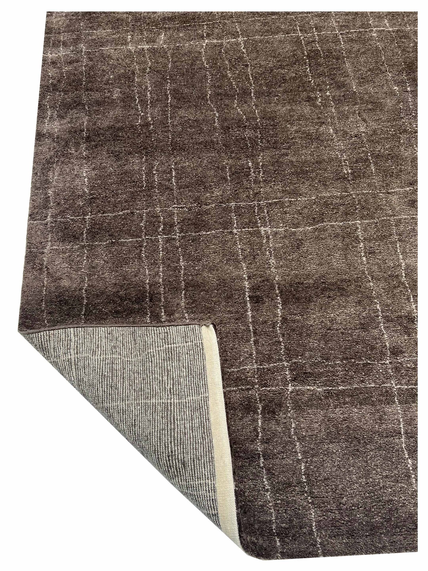 Artisan Marion Chocolate Contemporary Knotted Rug