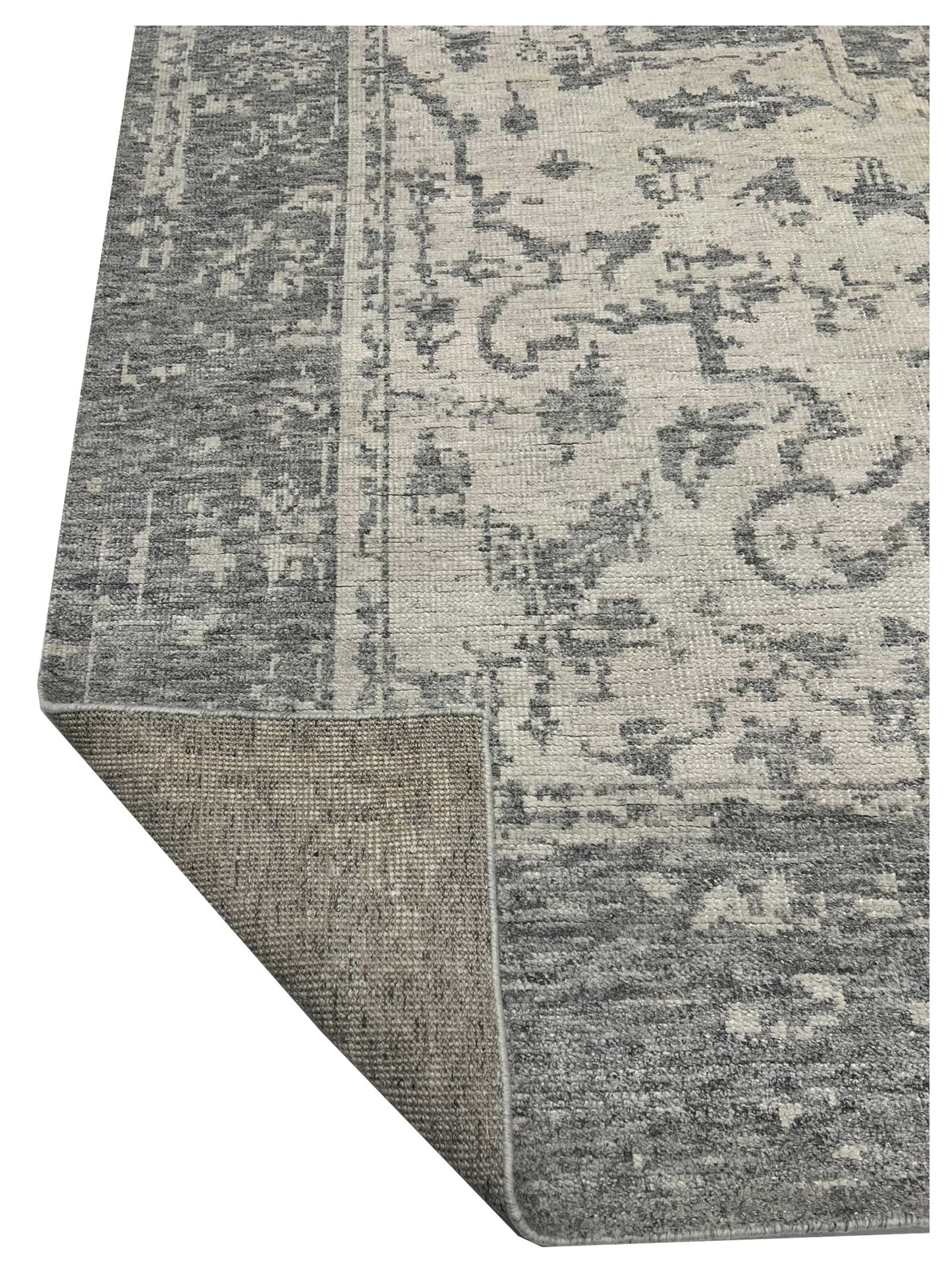 Artisan Nova Natural Silver Contemporary Knotted Rugs