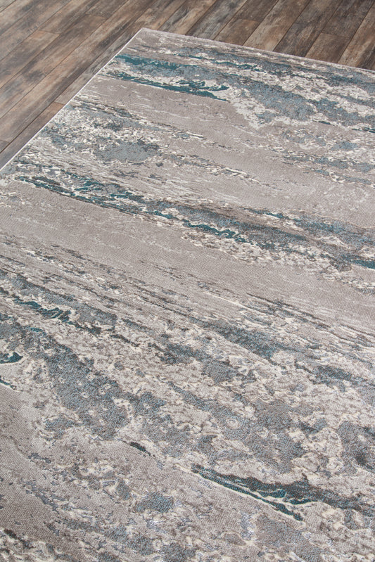 Momeni Monterey Teal Contemporary