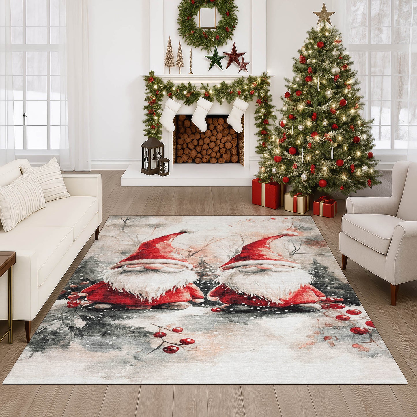 Dalyn Rugs Merry & Bright Ivory Holiday