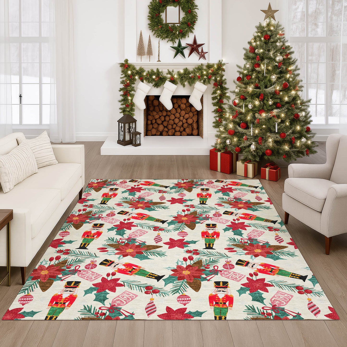 Dalyn Rugs Merry & Bright Ivory Holiday