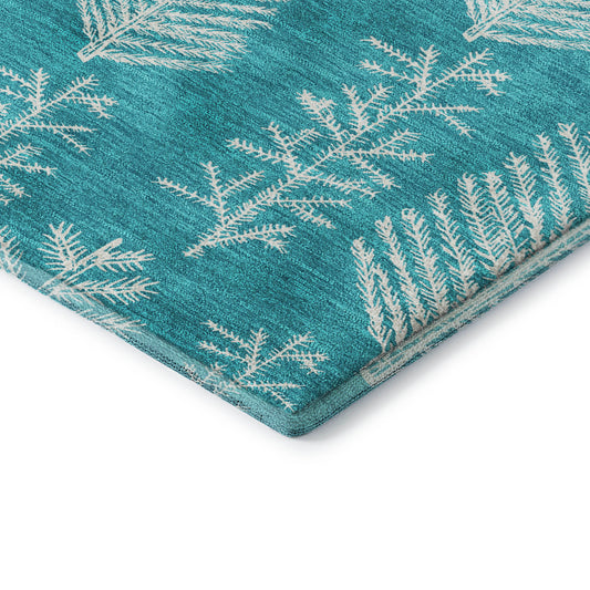 Dalyn Rugs Merry & Bright Teal Holiday