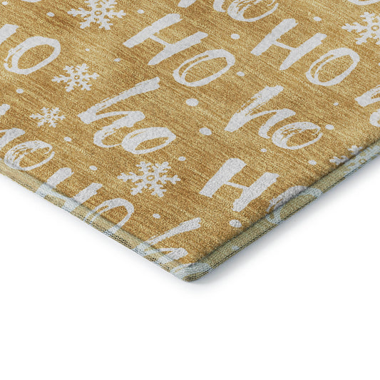 Dalyn Rugs Merry & Bright Gold Holiday