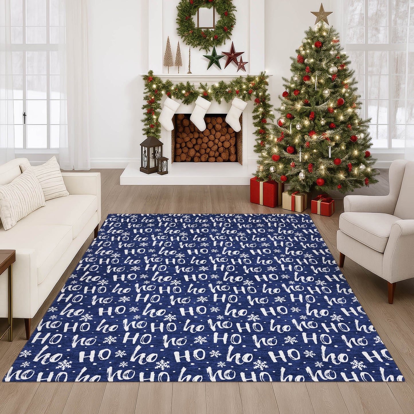Dalyn Rugs Merry & Bright Navy Holiday