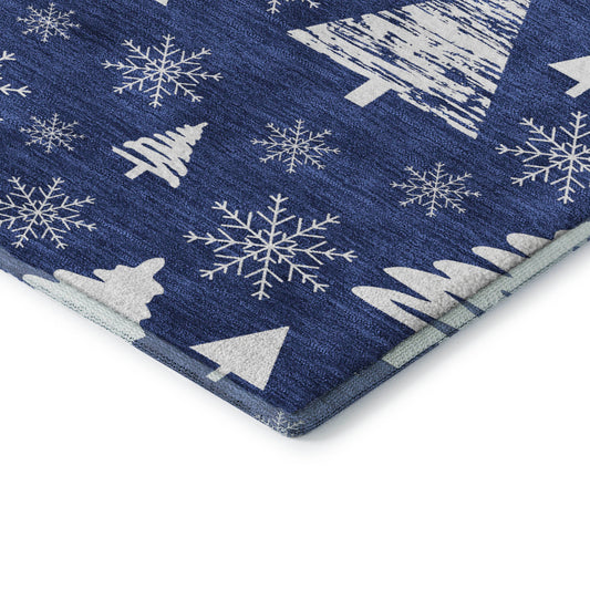 Dalyn Rugs Merry & Bright Navy Holiday