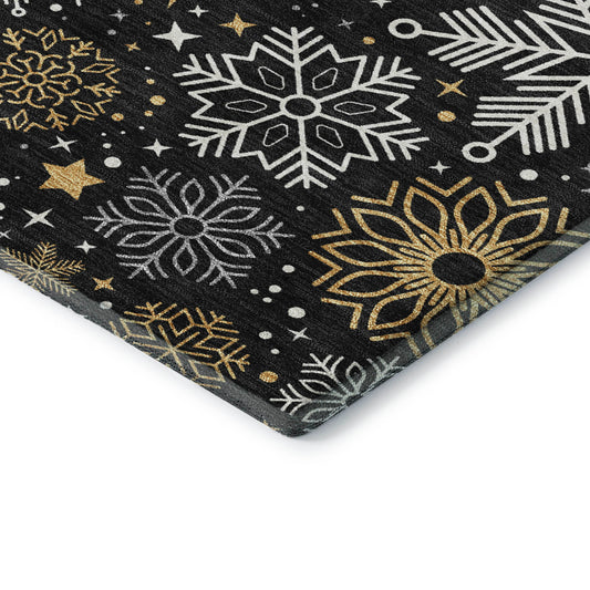 Dalyn Rugs Merry & Bright Black Holiday