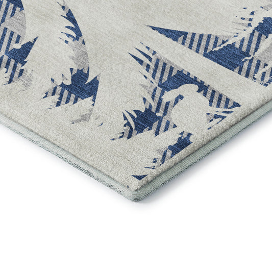 Dalyn Rugs Merry & Bright Blue Holiday