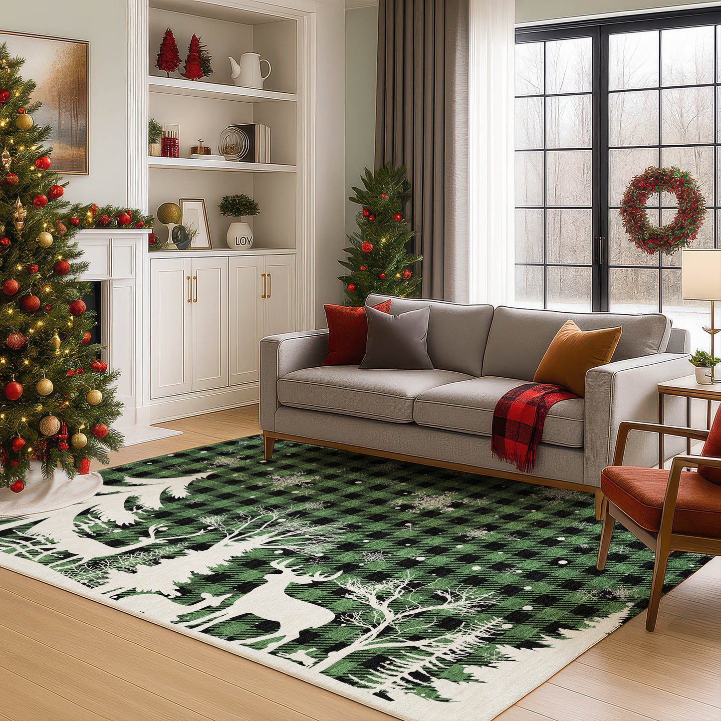 Dalyn Rugs Merry & Bright Green Holiday