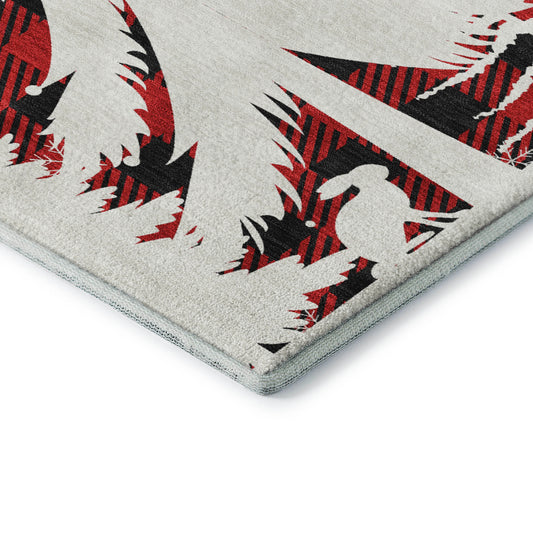 Dalyn Rugs Merry & Bright Red Holiday