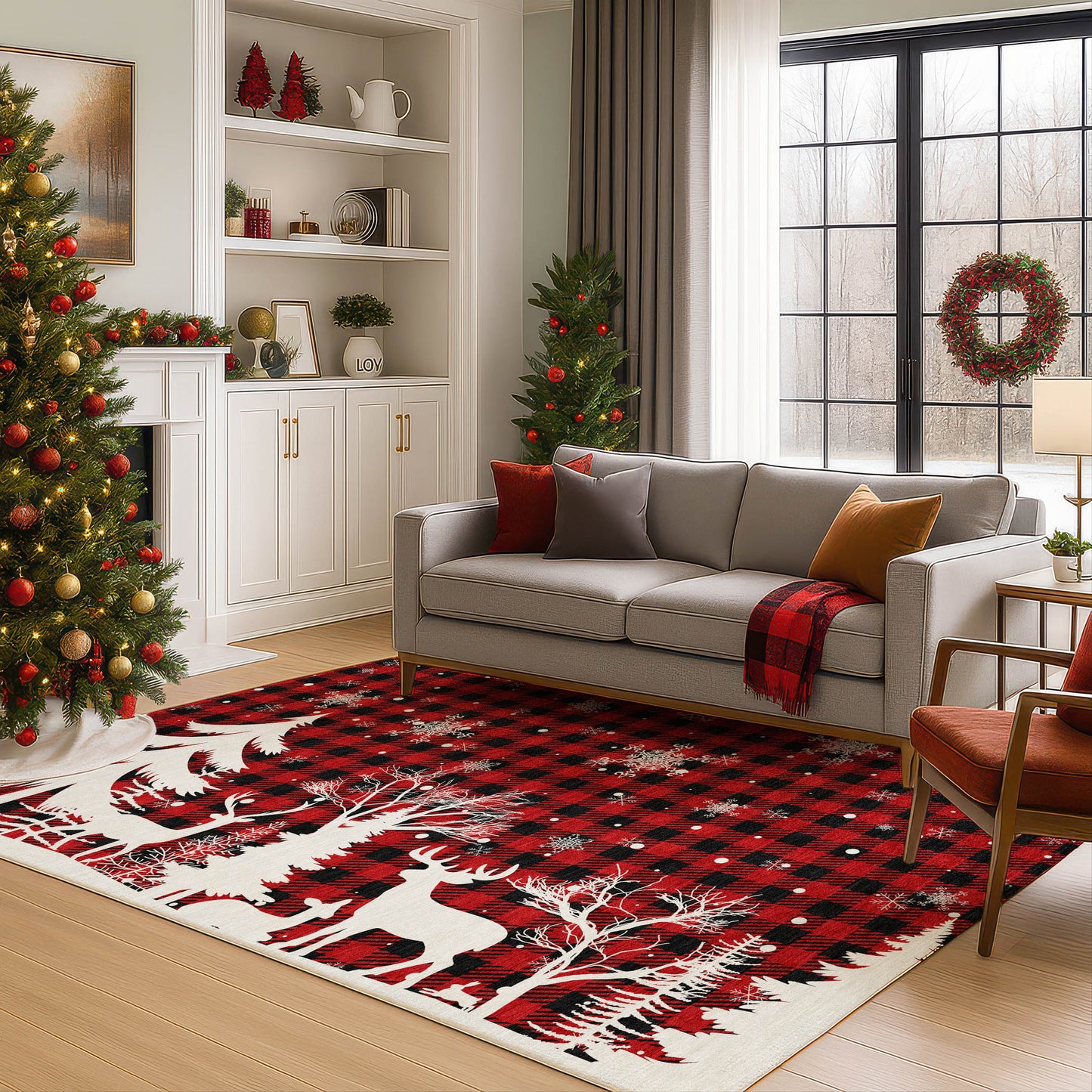 Dalyn Rugs Merry & Bright Red Holiday