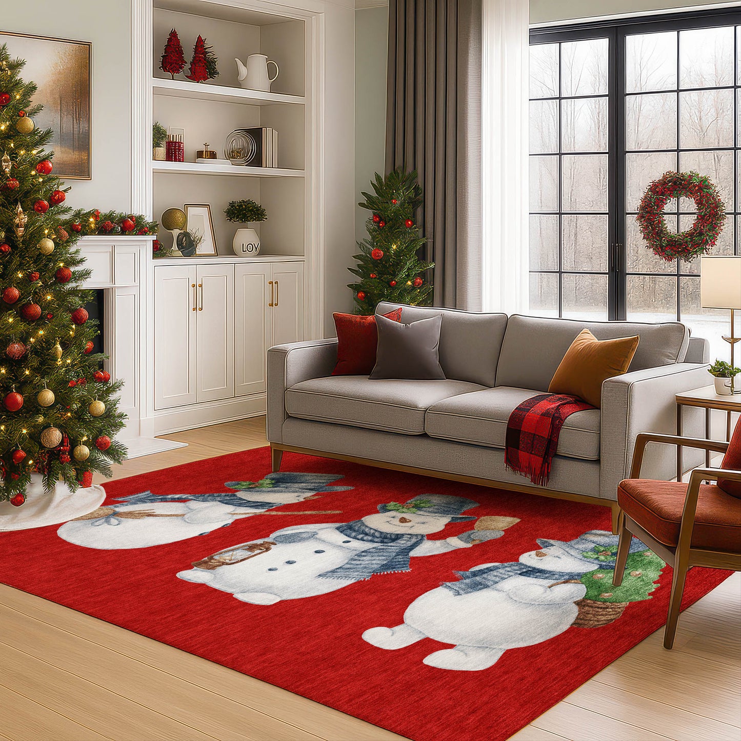 Dalyn Rugs Merry & Bright Red Holiday
