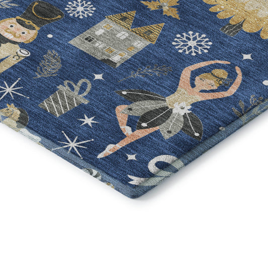 Dalyn Rugs Merry & Bright Navy Holiday