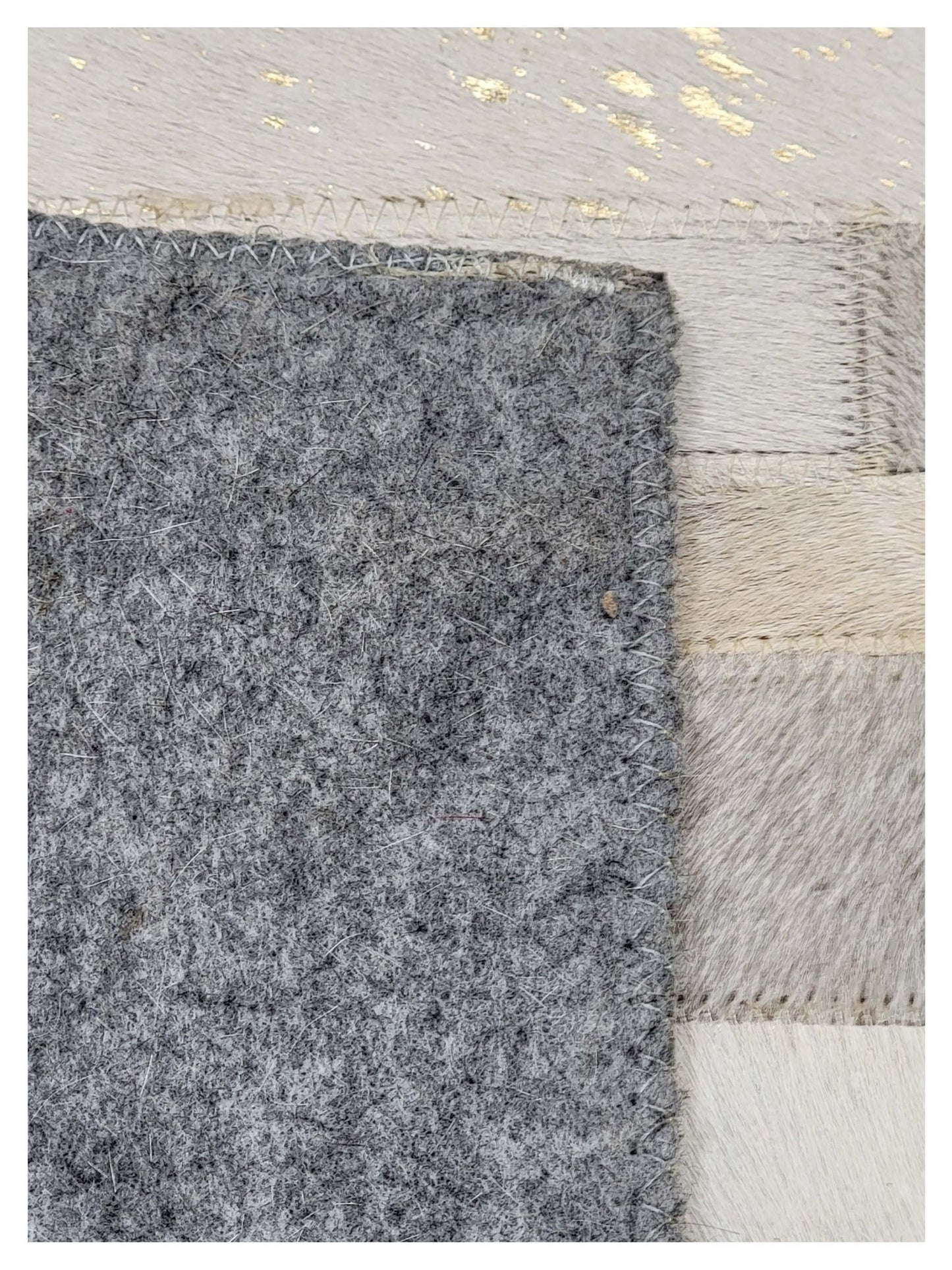 Artisan Olivia Metallic Grey Gold Silver Contemporary Crafted Rug - Rugs - Artisan - Atlanta Designer Rugs