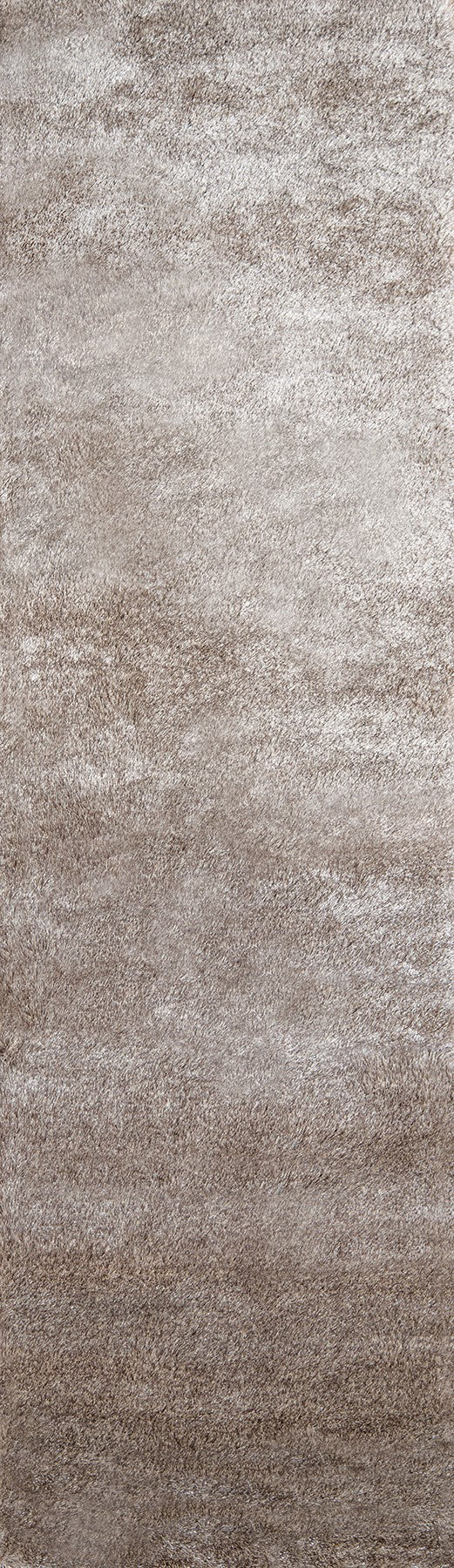 Momeni Luster Shag LS-01 Grey Contemporary Hand Tufted Rug