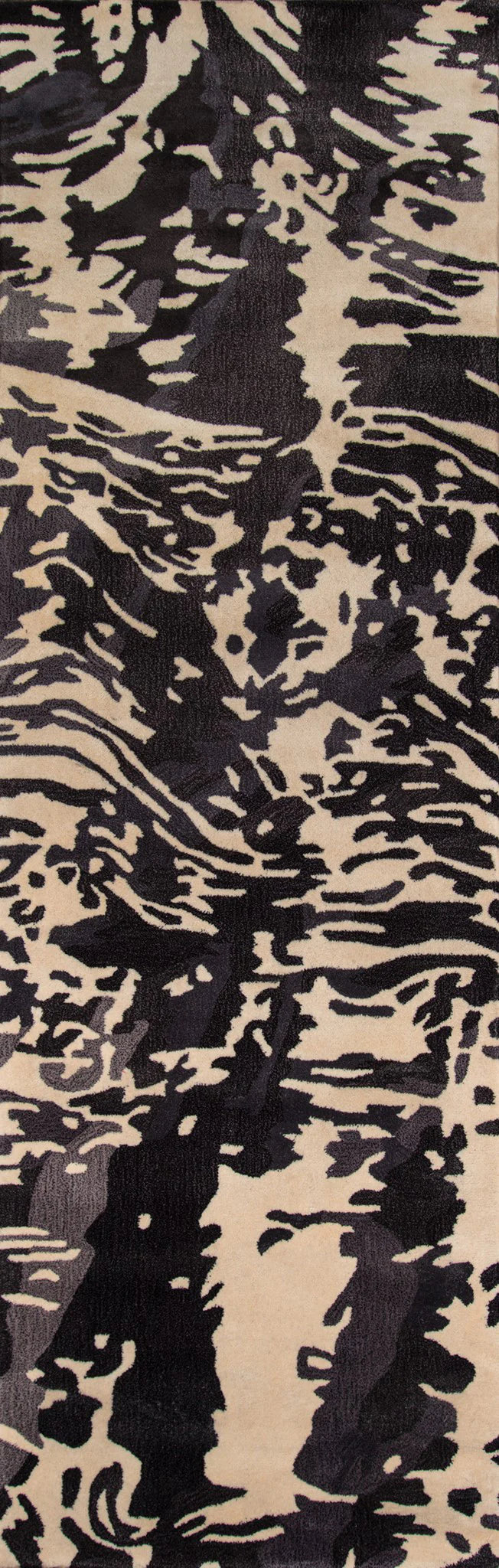 Momeni New Wave NW145 Charcoal Contemporary Hand Tufted Rug