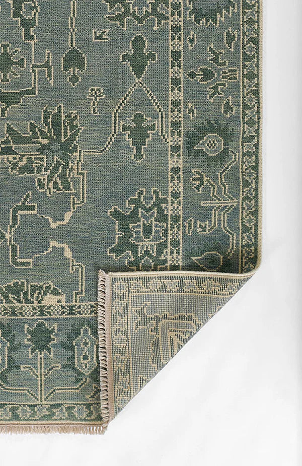 Momeni Nomad NOM-9 Blue Hand Knotted Rug