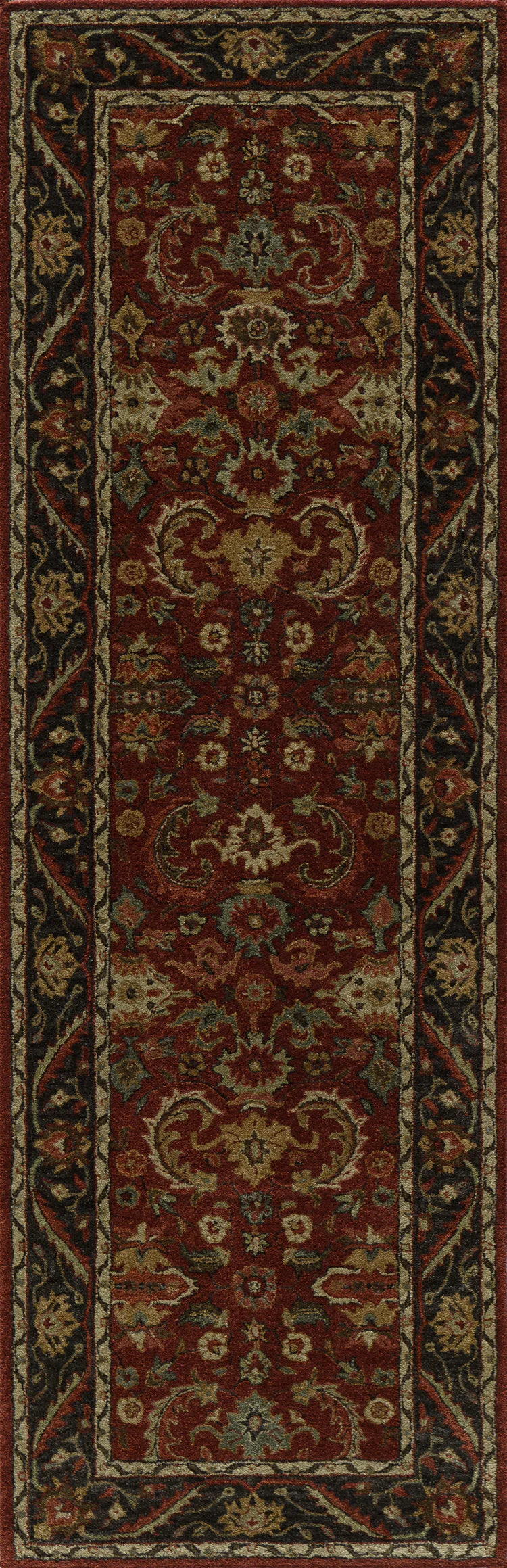 Momeni Zarin ZR-06 Pomegranate Traditional Hand Tufted Rug
