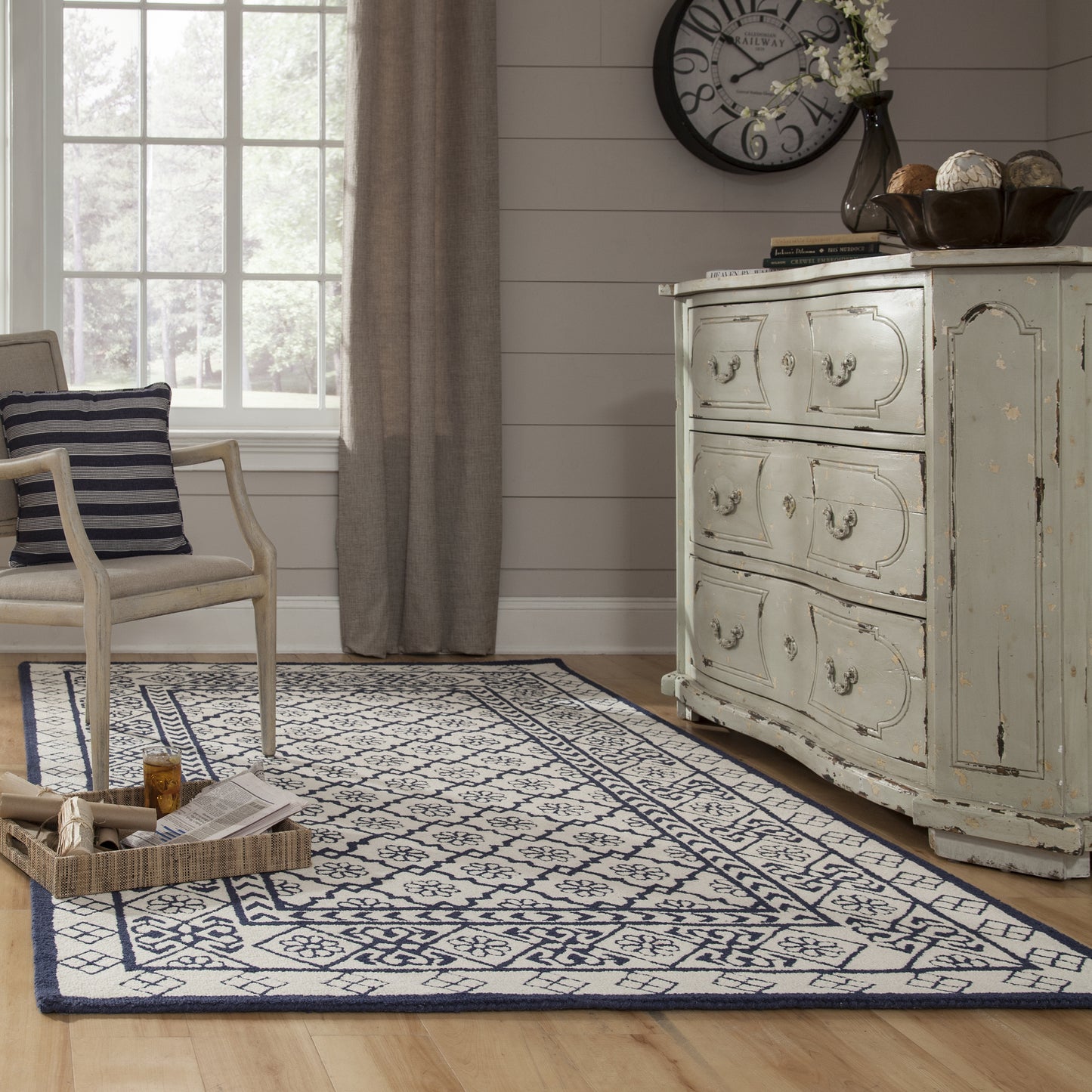 Momeni Newport Blue Contemporary
