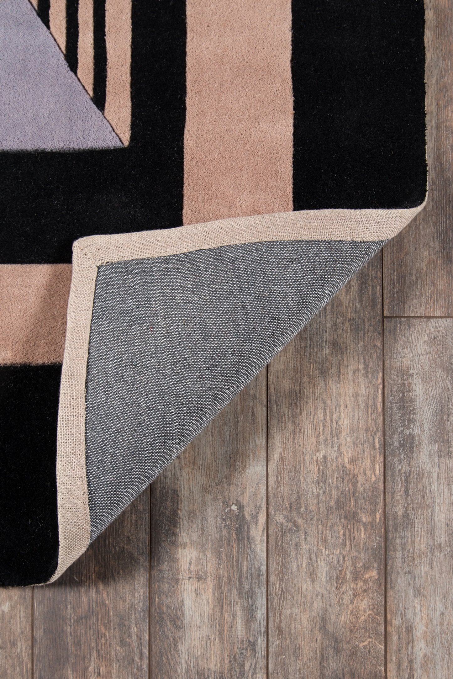 Momeni New Wave Black Contemporary