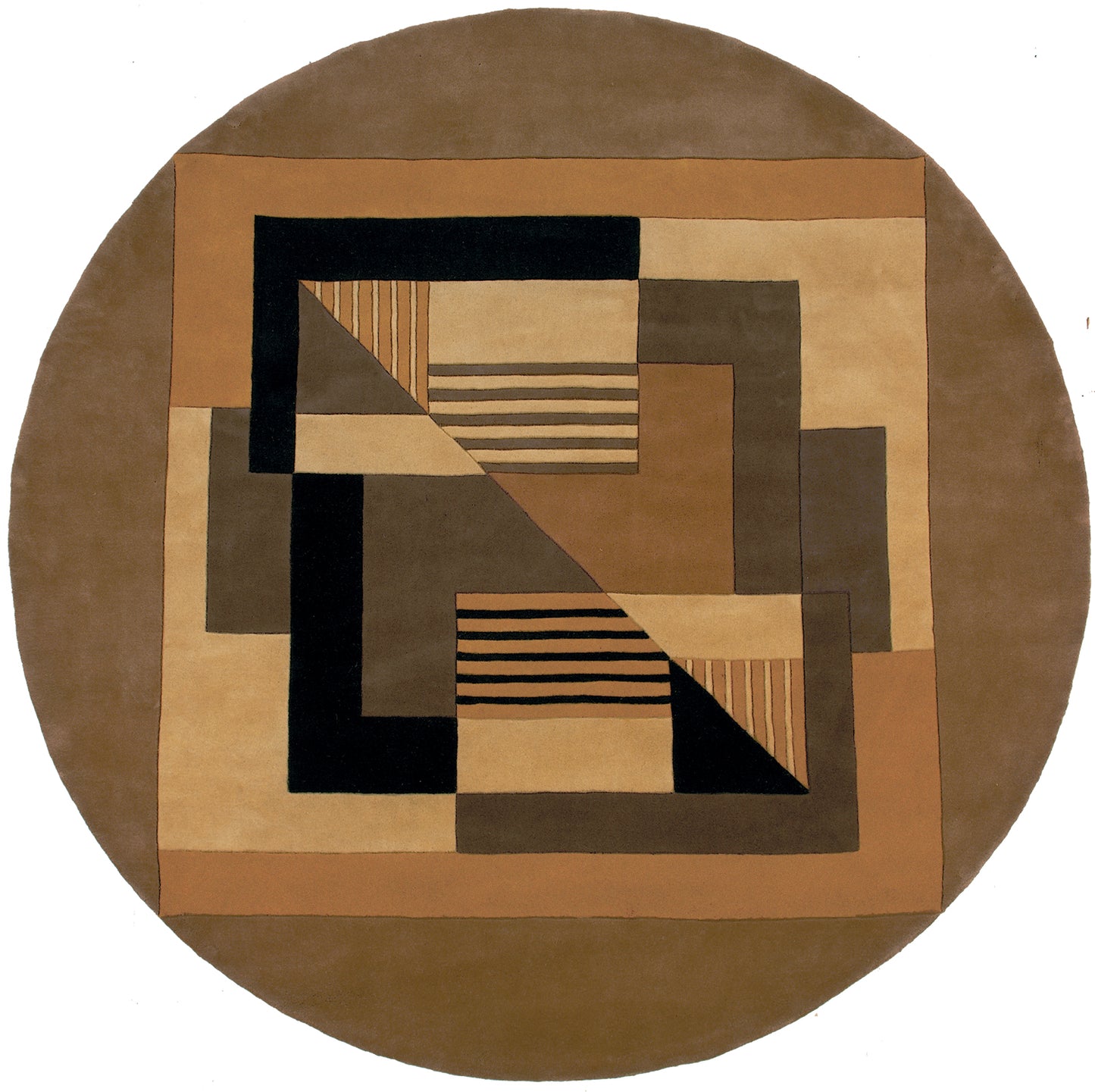 Momeni New Wave Gold Contemporary