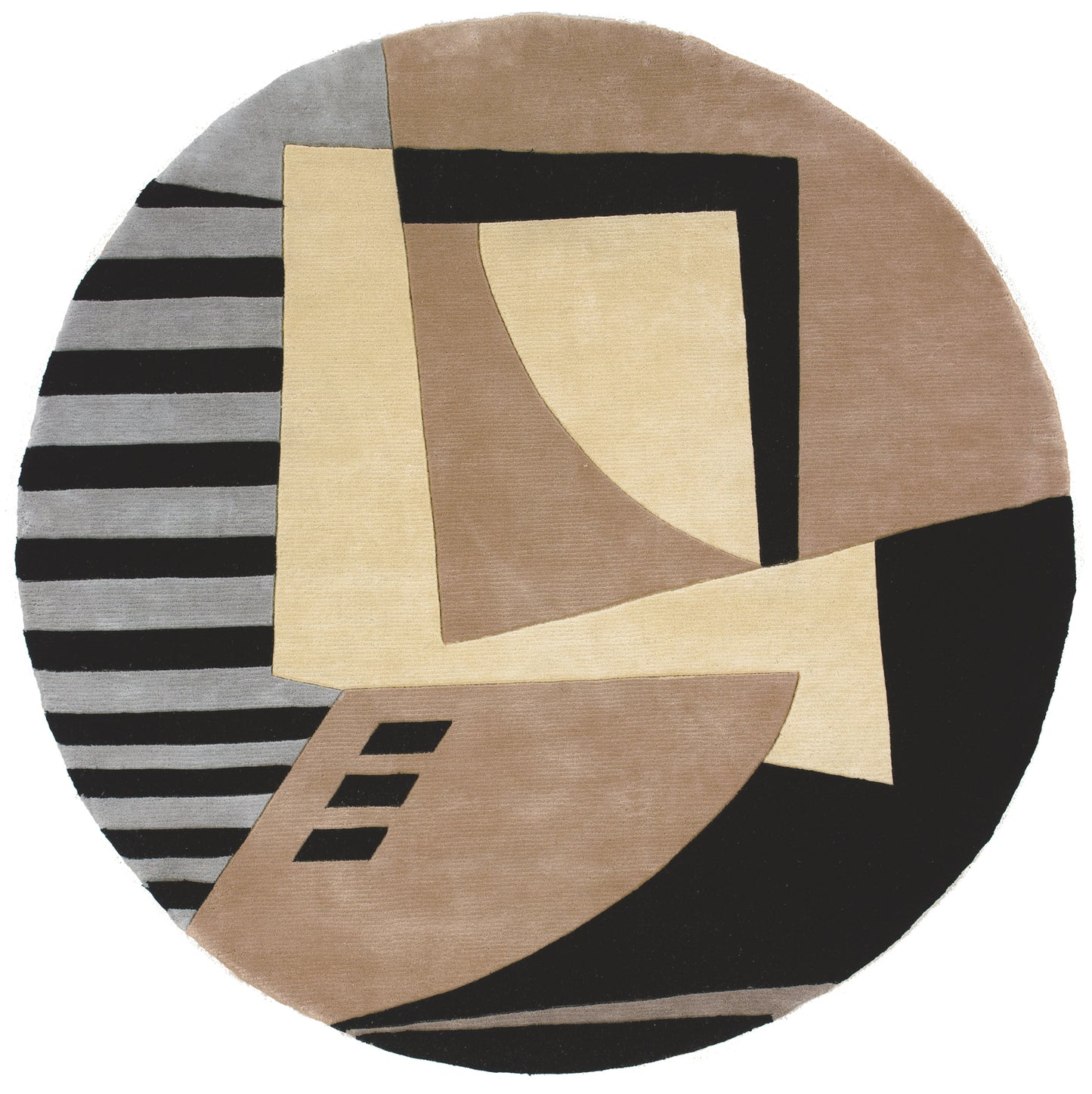 Momeni New Wave Black Contemporary