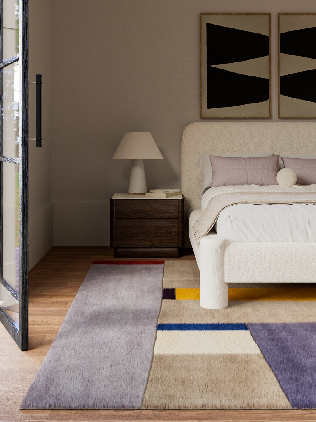 Momeni New Wave Grey Contemporary