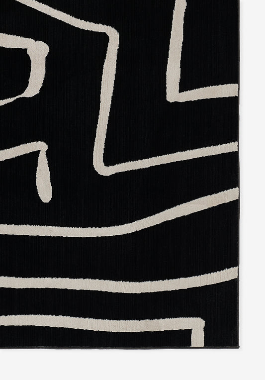 Momeni Noho Black Contemporary