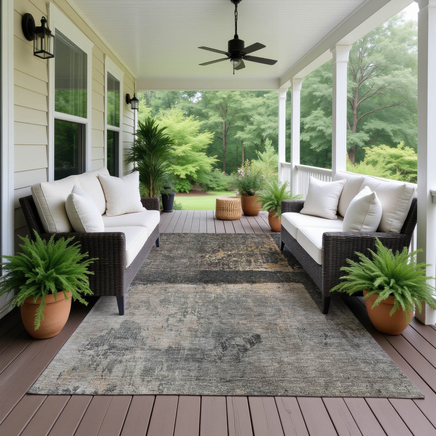 Dalyn Rugs Nouveau Coffee Contemporary