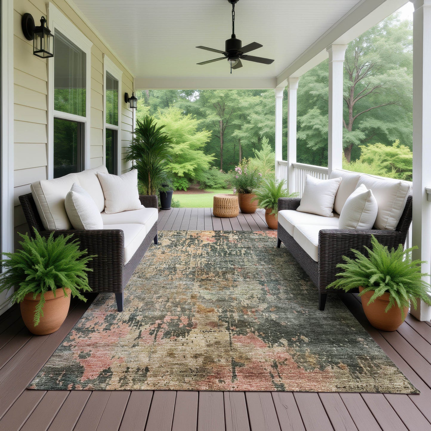 Dalyn Rugs Nouveau Sage Contemporary