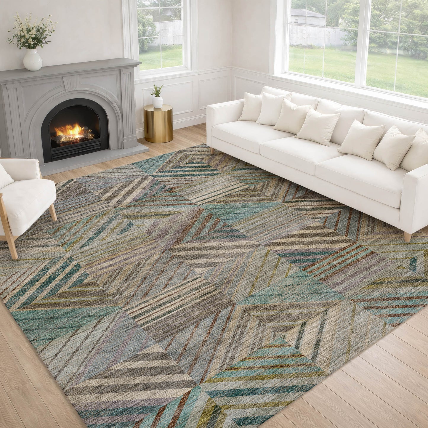 Dalyn Rugs Nexus Teal Transitional
