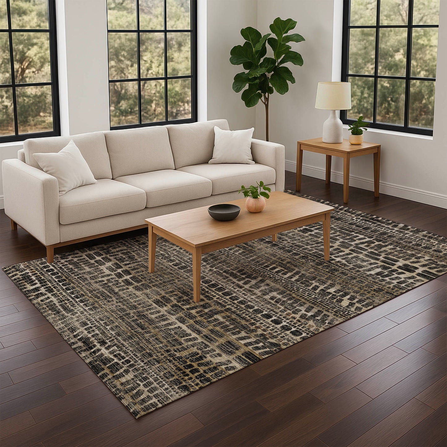 Dalyn Rugs Nexus Black Transitional