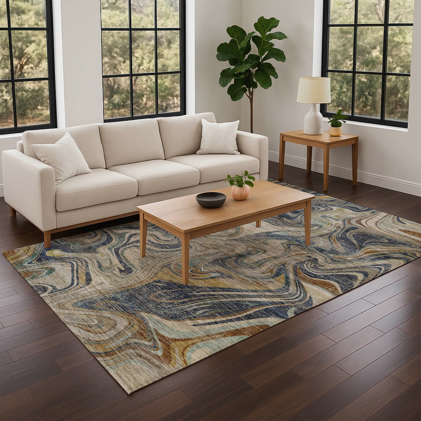 Dalyn Rugs Nexus Navy Transitional