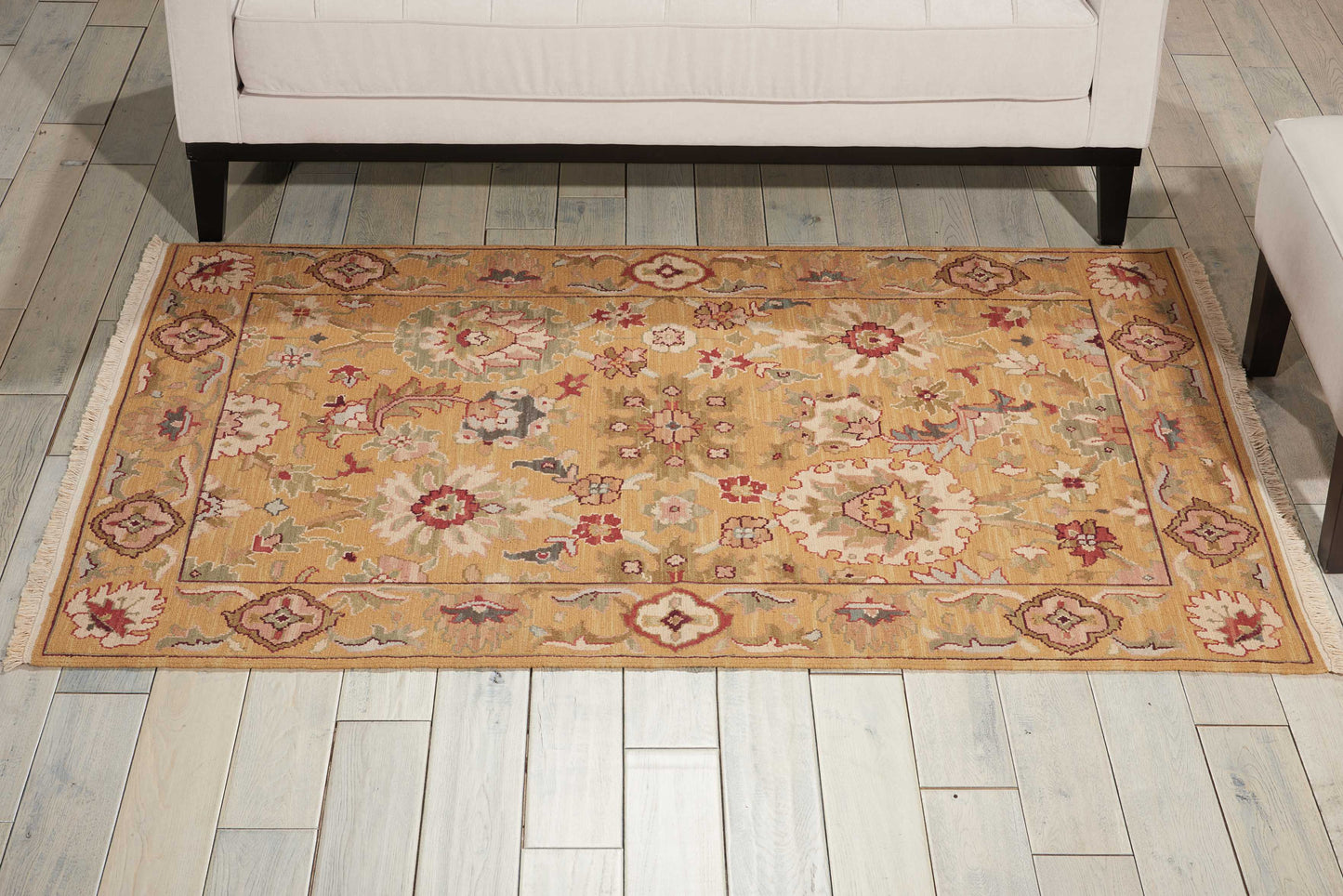 Nourison Home Nourmak S174 Gold Traditional Woven Rug