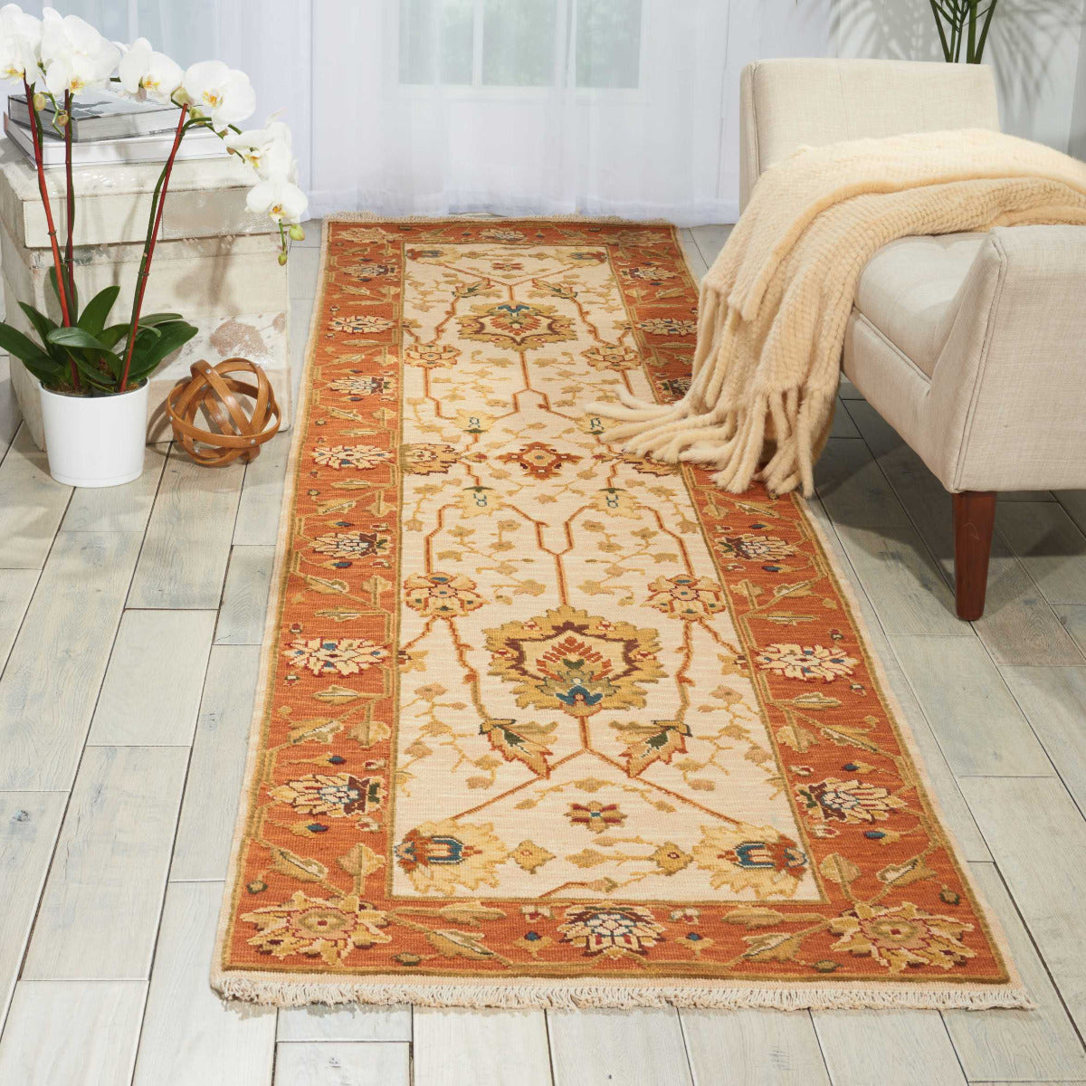 Nourison Home Suf I Noor SF05 Ivory Woven Rug