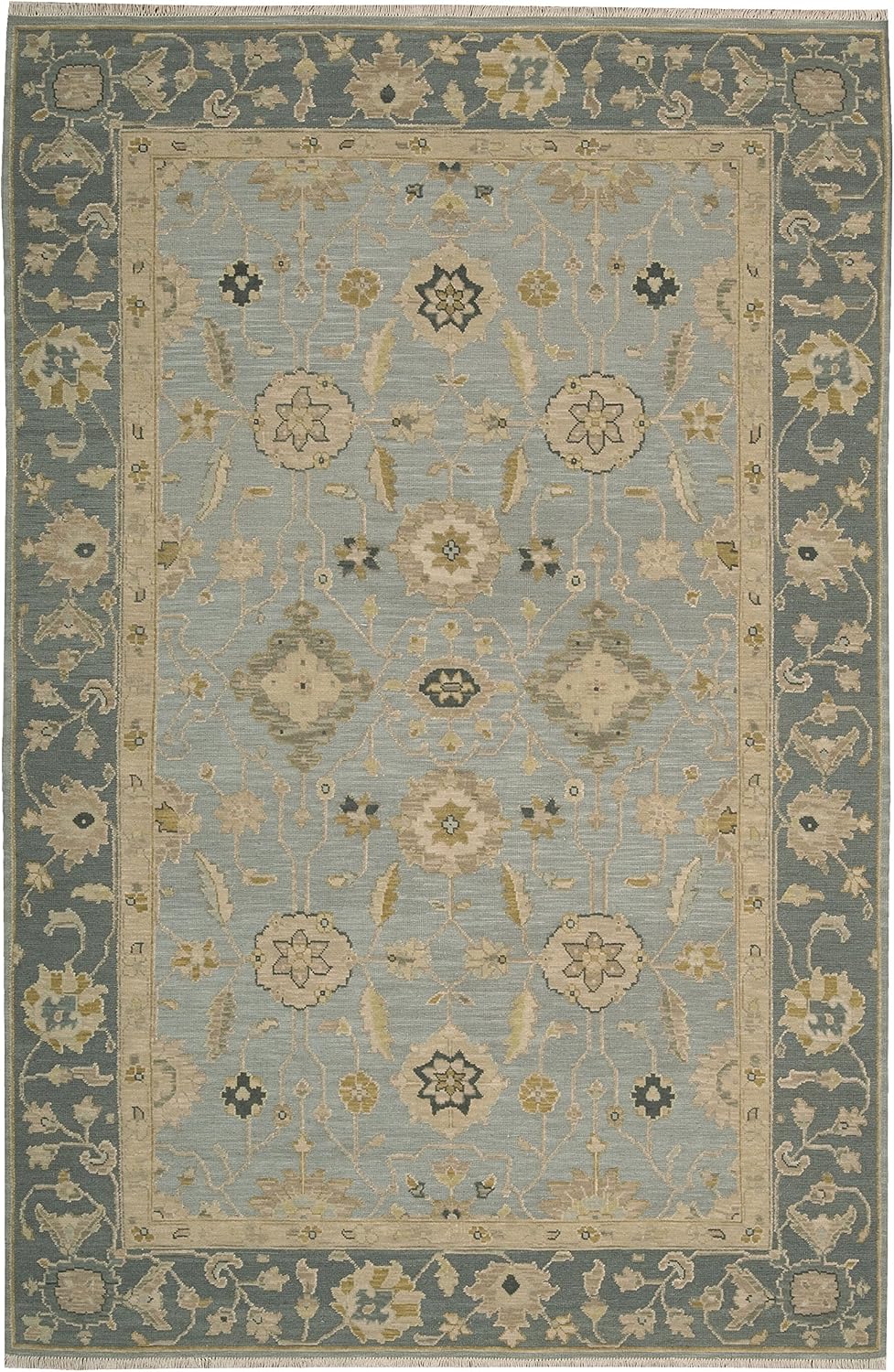 Nourison Home Suf I Noor SF42 Light Blue Woven Rug