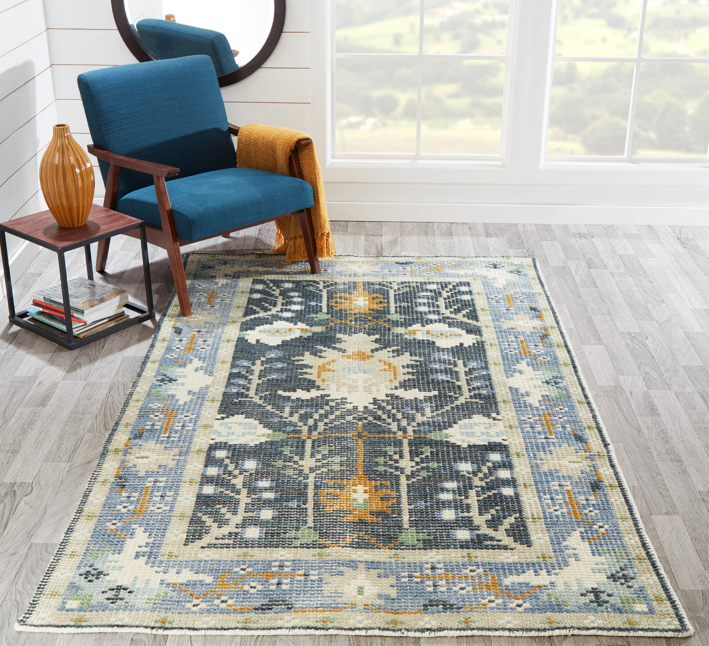 Momeni Ophelia Aqua Traditional