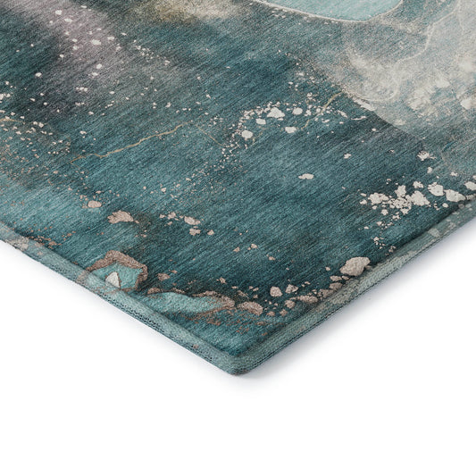 Dalyn Rugs Odyssey Teal Transitional