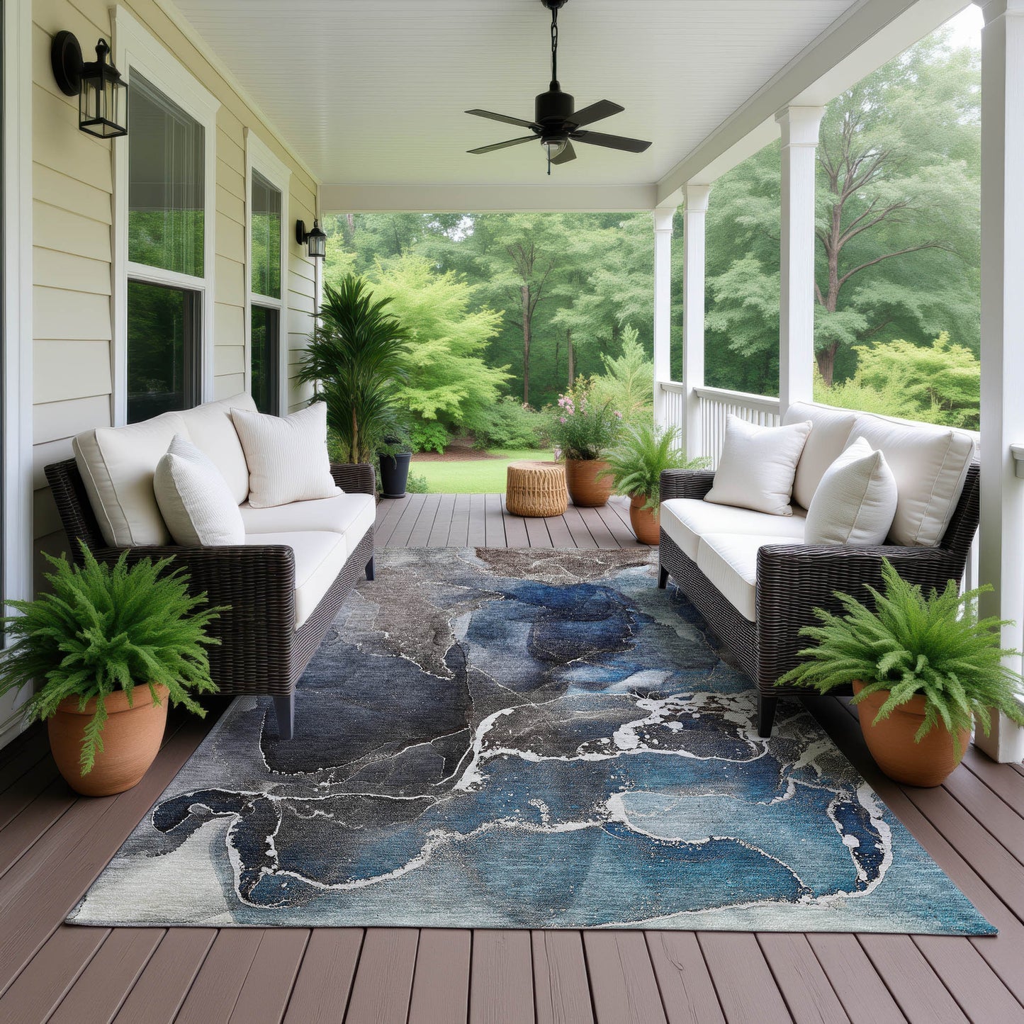 Dalyn Rugs Odyssey Blue Transitional