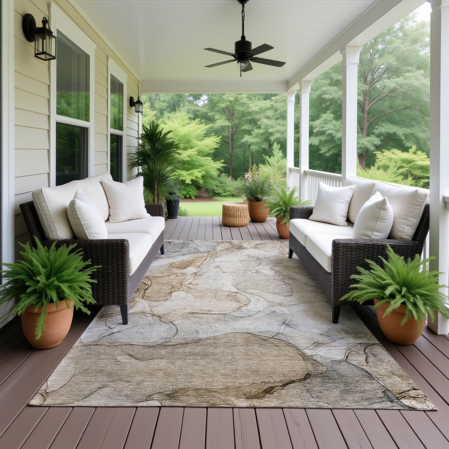 Dalyn Rugs Odyssey Brown Transitional