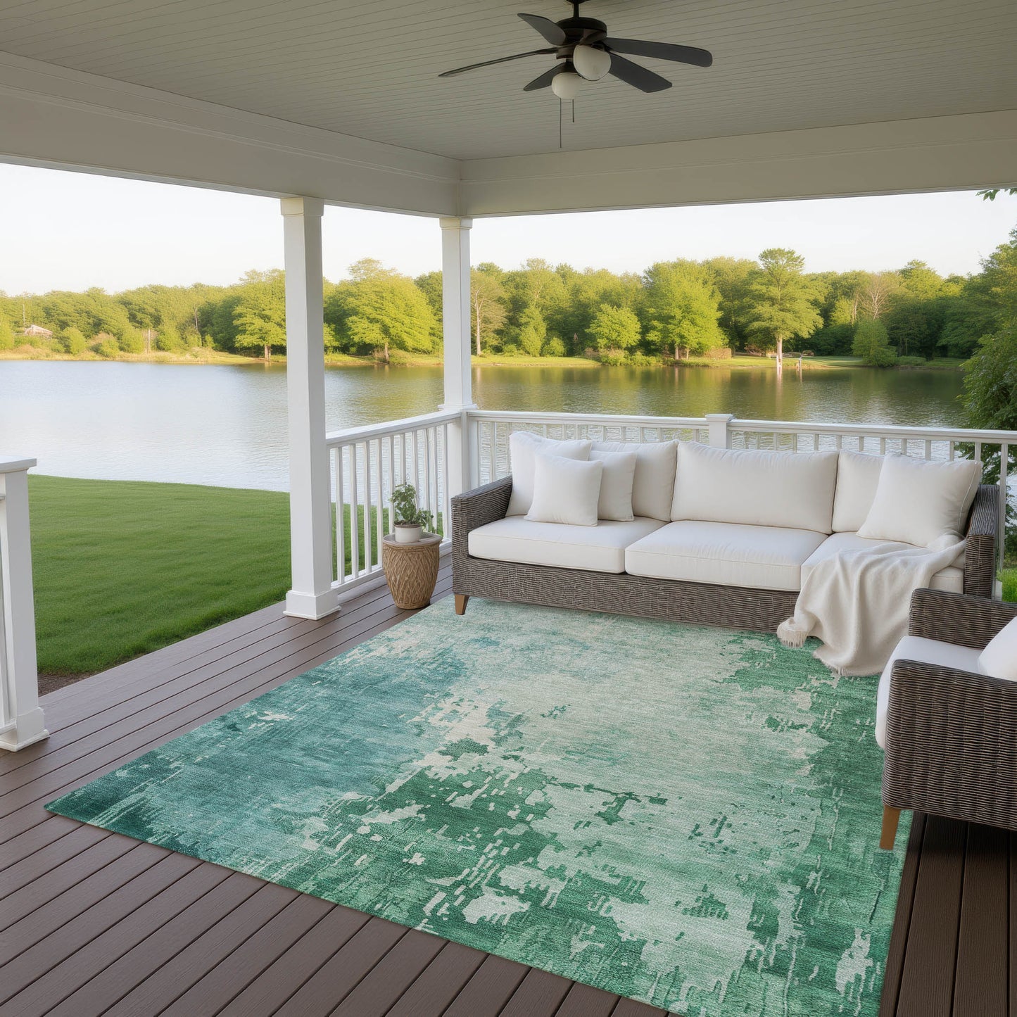 Dalyn Rugs Pacifica Emerald Transitional